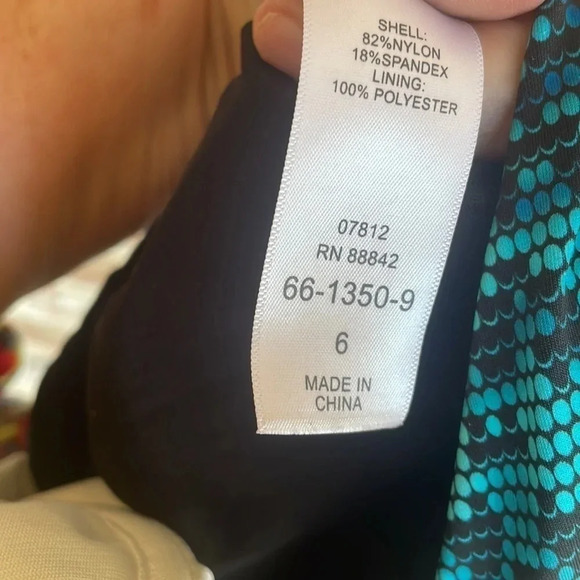 Swimsuits For All Turquoise Snakeprint One Piece Cut Out Lace Up Swimsuit - Picture 10 of 11